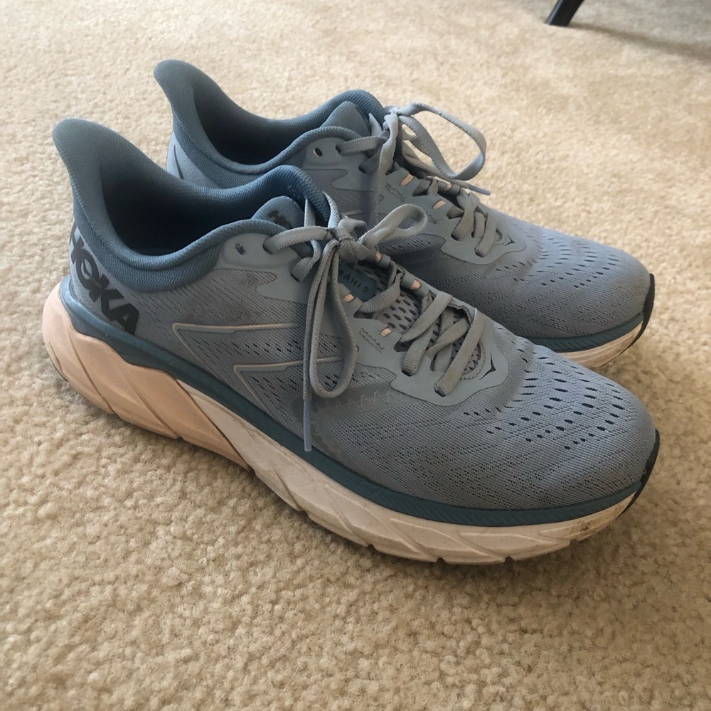 Hoka One One Running Shoes Light Blue Size 9.5B